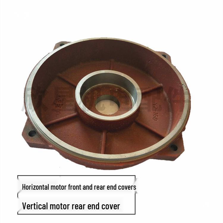 Y2-160 Motor Covers: Horizontal Front & Rear, Vertical Rear, Flat Cover for 11-15 kW Motors.