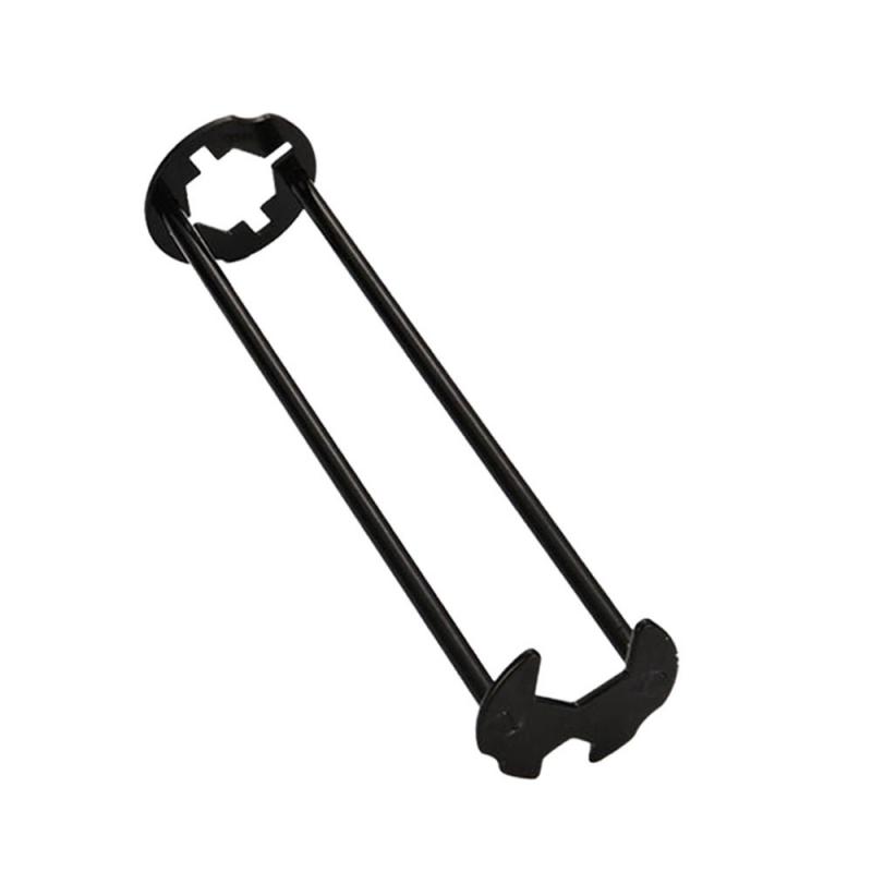 Бытовой ключ для ремонта раковины, сантехнический инструмент, ключ для желоба, ключ для крана, сантехнический трубный ключ, шестигранный ключ с четырьмя лапами, инструмент для гаечного ключа для ванной комнаты