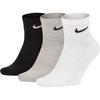 Nike Повседневные носки-след с подушечкой SX7667 901 Размер L 3 пары Разноцветные,
