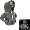 JOYCOURT Car Gear Shift Hoodie,Fashionable gear shift knob cover,Mini hoodie,Cute gadgets for car interiors,General Automotive Decorative Accessories