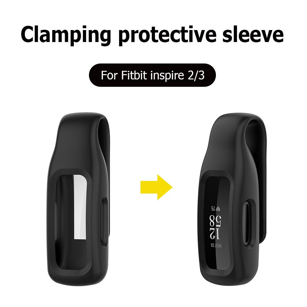 Для Fitbit Inspire 2 / Inspire 3 / Ace 3 Watch Clip Protector Holder Силиконовый защитный чехол Case Skin Clip Smart Accessories