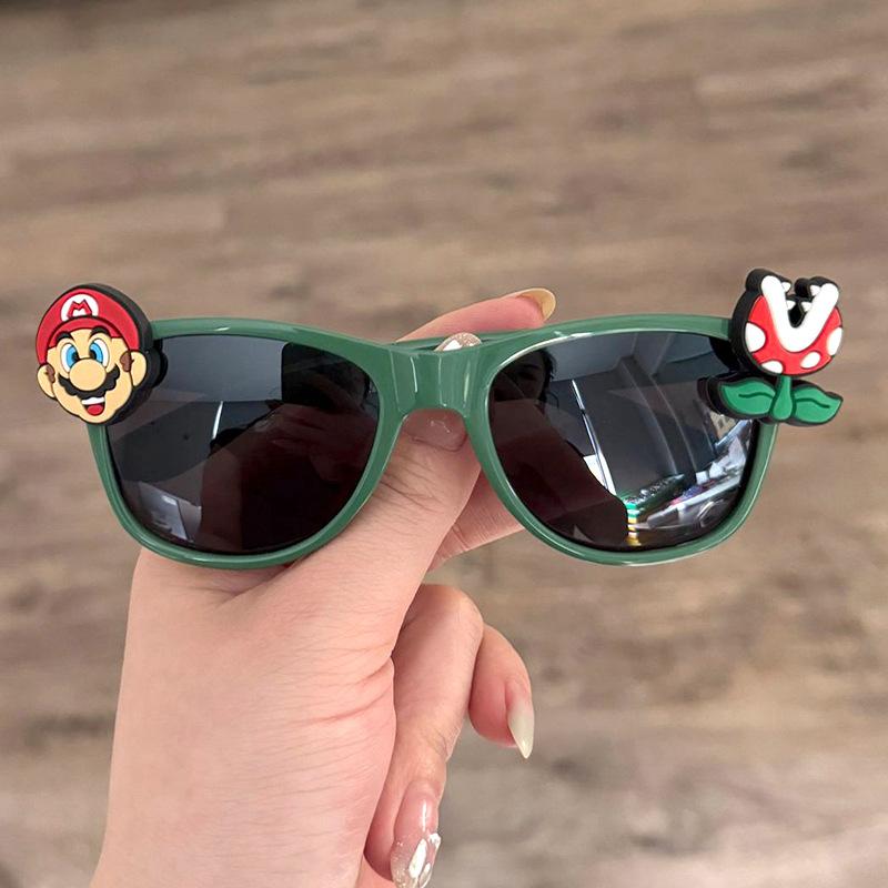 Cartoon Children'S Sunglasses Boys And Girls Sunshade Uv Protection Sports Sunglasses Stitch Spider-Man Glasses