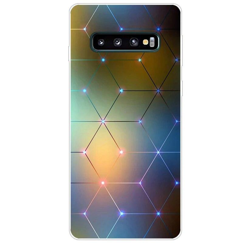 Новейший чехол из ТПУ с принтом для Samsung Galaxy S10 S10 + чехол для телефона Samsung S10 Plus S10e, задняя крышка, бампер Fundas Coque