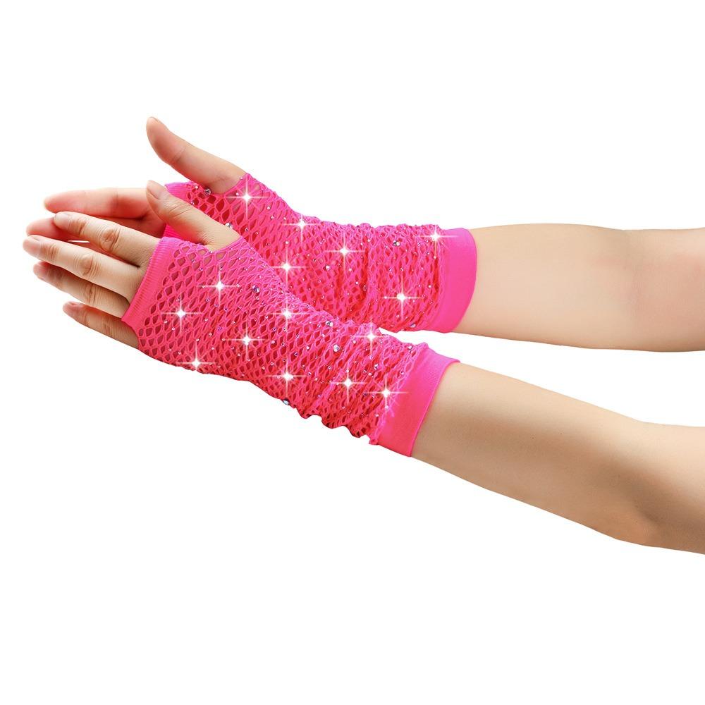 Сексуальные сетчатые перчатки без пальцев Свадебные перчатки для невесты Горячая распродажа Вечерний выпускной декор Вечеринка