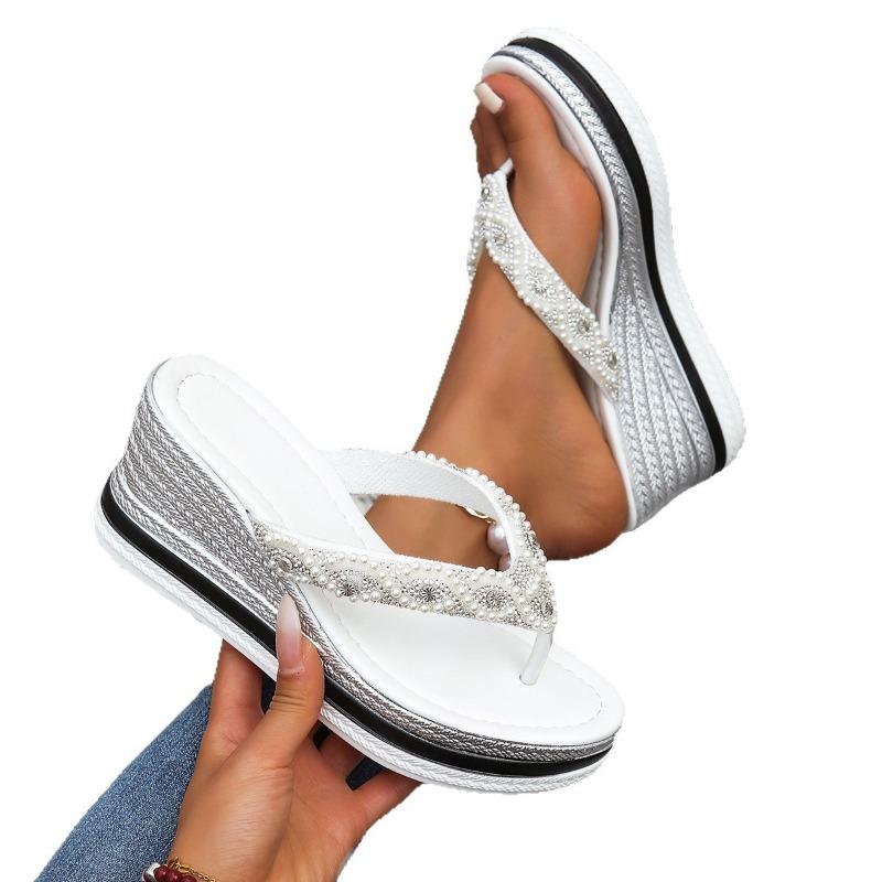 Новые женские туфли на высоком каблуке, на толстой подошве, на танкетке большого размера, герметичные, модные, повседневные, простые