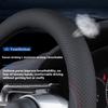 Кожаная дышащая накладка на руль автомобиля для Volvo XC40 XC60 XC70 XC90 V40 V50 V60 V70 V90 C30 C70 S40 S60 S80 S90 Аксессуары