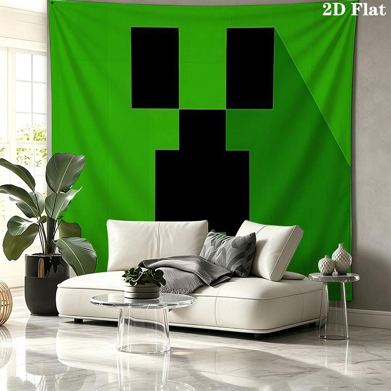MC Wall tapestry, aesthetic printed fabric blanket, suitable for bedroom, living room, and home decor.