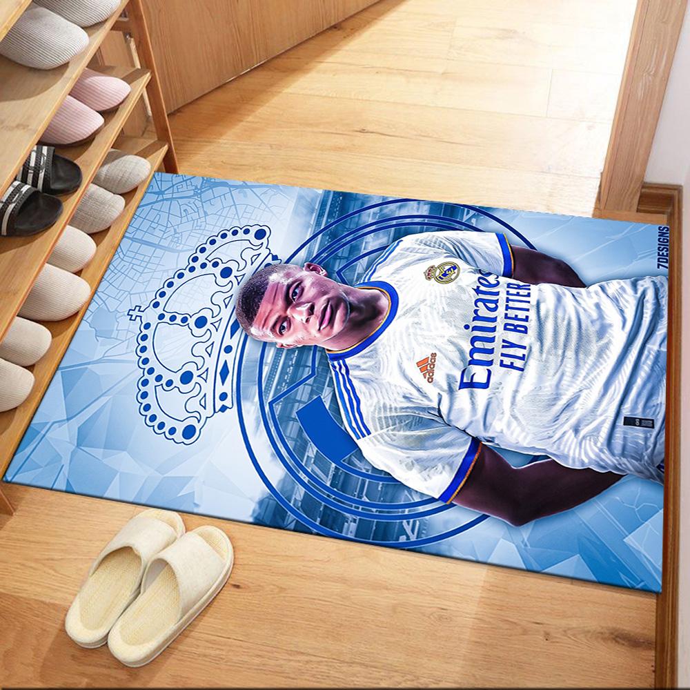 Mbappe 108 Floor Rug Office Rug Perfect for Decorate room Dormitory Foyer Study room Anti-slip Rug Decorate Offices Best for Christmas