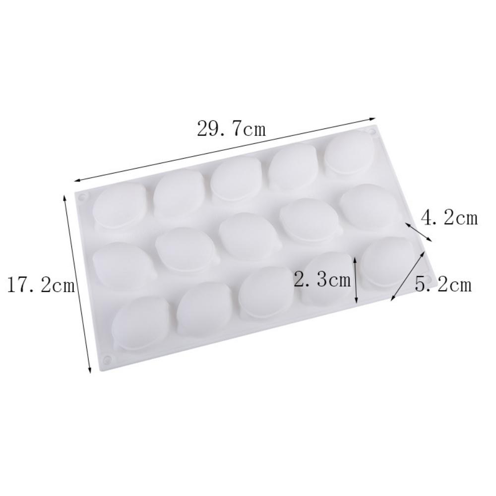 15 Lemon Fruit Mousse Mould DIY Baking Mould Silicone Fondant Chiffon Cake Mould