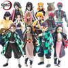 Аниме Demon Slayer Kimetsu no Yaiba фигурка Камадо Танджиро фигурка Agatsuma Zenitsu Nezuko Warrior ПВХ модель игрушки