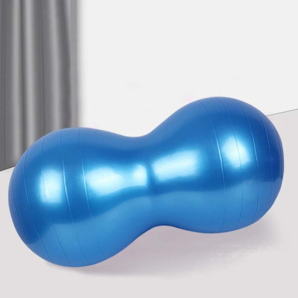 Thickened Peanut Ball 45*90CM Yoga Fitness Ball Balance Sports Pilates Yoga Ball Adult Fitness