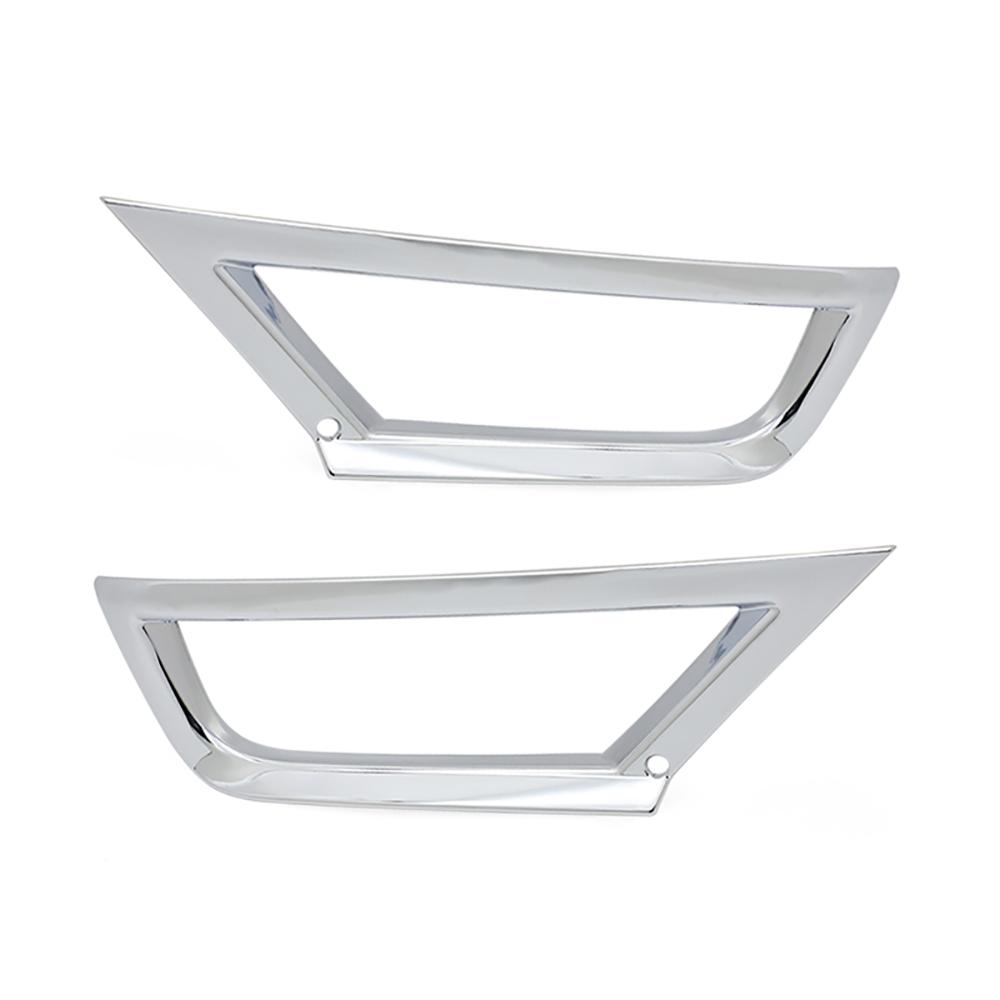 Car Front Rear Bumper Fog Light Foglamp Trim Sticker Cover Frame For Volkswagen VW TROC T-Roc 2017 2018