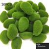 Artificial Moss Rocks Simulation Plant DIY Decoration Fake Stone Green For Garden and Crafting 30pcs Home Decor Creative Crafts
