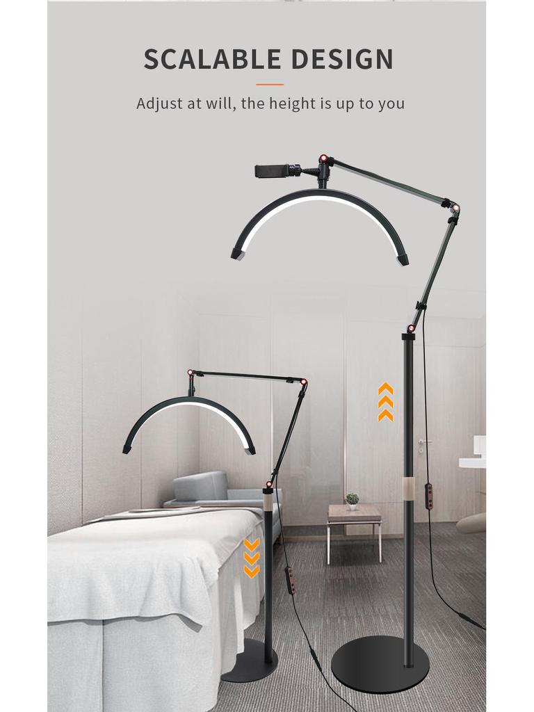 16-inch M2X Floor-Standing Half-Moon Makeup Light