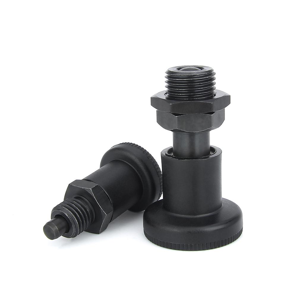 M12/16 Thread Sefl-Locking/Return Type index plunger Spring plungers Plastic Knob Spring Lock Pin Fine Thread Knob Plunger