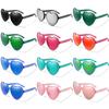 Halloween Cosplay UV400 Protection Heart Sunglasses for Women Heart-Shaped Sunglasses Clout Goggle