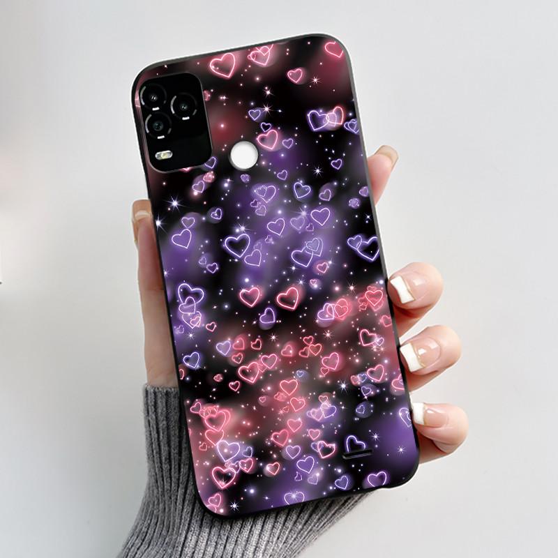 Чехол для телефона BLU G71 Plus G71+ Чехол Роскошный Милый Кролик с Сердечком Мультяшный Забавный Чехол-Оболочка Черный Мягкий Силиконовый Защитный Чехол