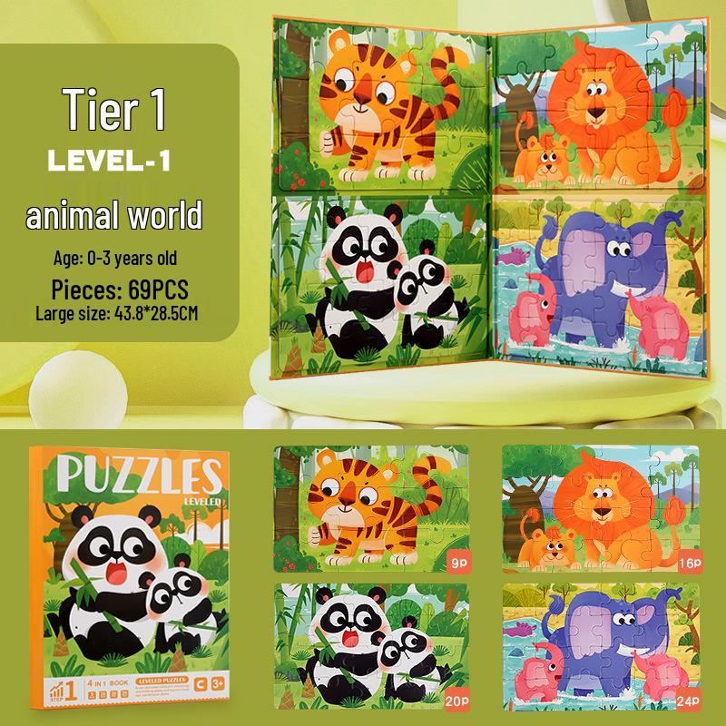 Magnetic Puzzle Set - Educational Toy for Children Aged 2-6