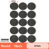 Rubber Pads For Chair Legs 1-24pcs Anti Slip Mat Bumper Damper Non-Slip Round Square Self Adhesive Table Feet Protector Hardware