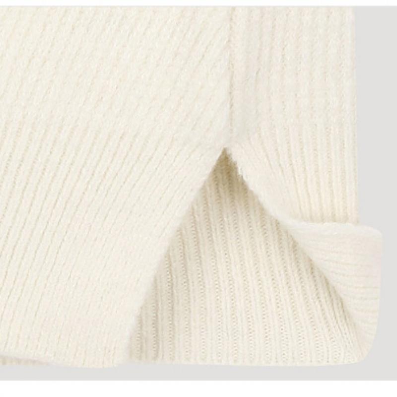 Она S miSS Шерстяной пуловер с вязаным воротником-матроской SSkpoo41110 Iv