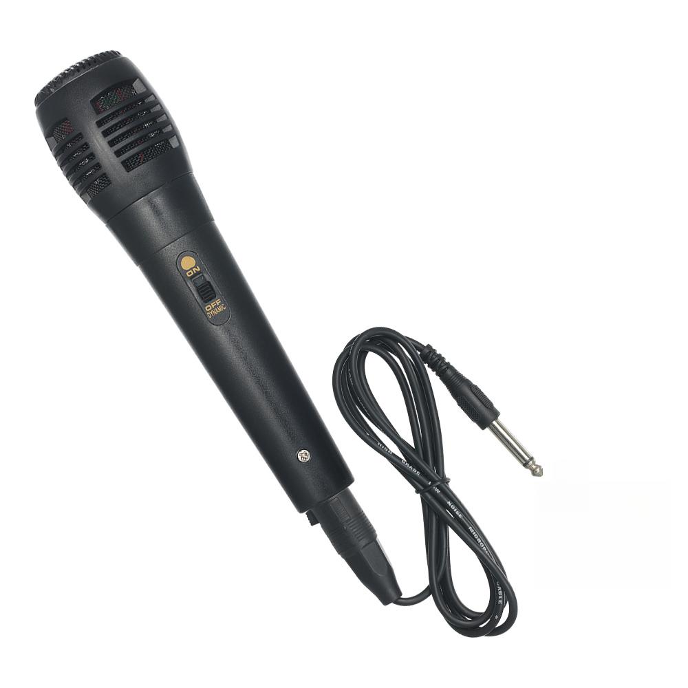 Dynamic Vocal Microphone Handheld Microphone with ON OFF Switch 6.5mm Male to 3.5mm Female Jack Plug Stereo Adapter for Speakers Amplifier Computer