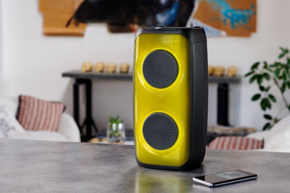 BIGBEN PARTYBTHPM Беспроводной Bluetooth-динамик со световыми эффектами, BigBen