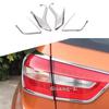 ABS Хромированная Накладка на Кузов Автомобиля Для Hyundai Creta IX25 2014 2015 2016 2017 2018 Задний Фонарь Рамка Фонаря Бровь 4 шт.