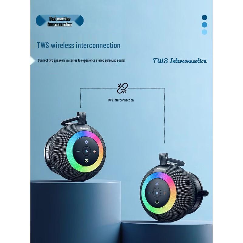 Newmine BT538 Waterproof Suction Cup Bluetooth Speaker CN plug (adapter included) (CN version)