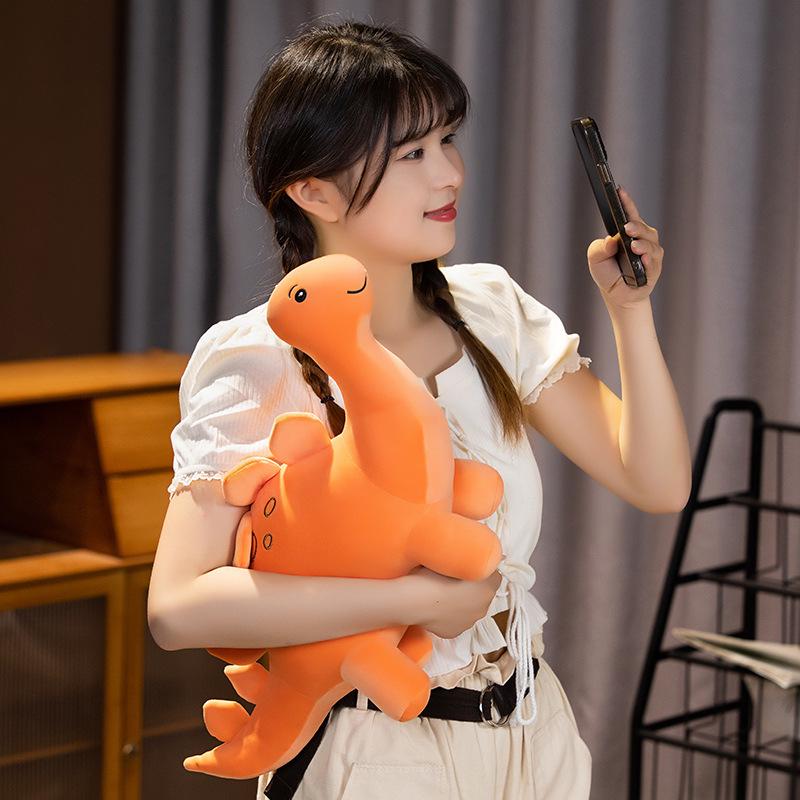 Плюшевая игрушка динозавра: Милая спящая кукла и подушка для детей