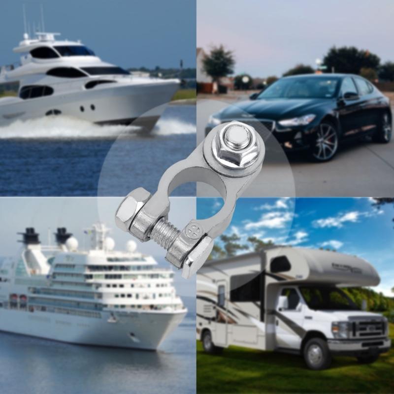 Battery Terminal Connector Kit with Ergonomic Designs Auto Battery Connector Easy to Use for Car & Boat Application