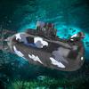 Симуляция Военная Радиоуправляемая 6-канальная Модель Подводной Лодки Игрушка (черный)