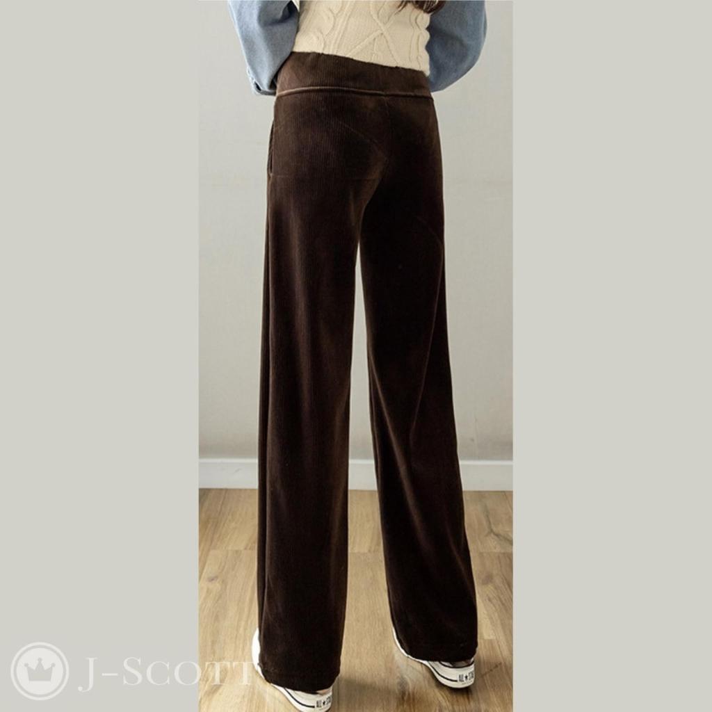 Женские вельветовые брюки для беременных J-Scott с эластичной талией, прямого кроя, флисовой подкладкой и карманами, однотонные коричневые, JS24-BR-2XL