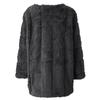 Women's Round Neck Cardigan Long Sleeve Plush Fashion Temperament Coat