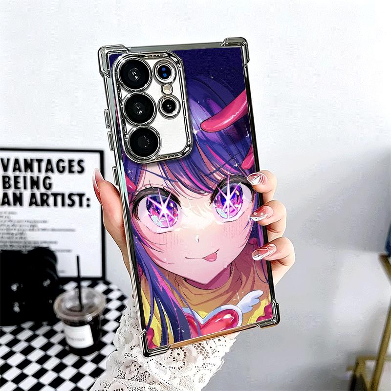 Мягкий чехол для телефона с аниме Oshi No Ko для Samsung Galaxy S26 Ultra S25 Edge S24 FE S23 Plus S22 S21 + S20 С покрытием Защита от падения Fundas
