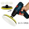 5pcs 100mm Car Polishing Wheel Buffing Pads Set Mop Kit Pad Polisher for Drill