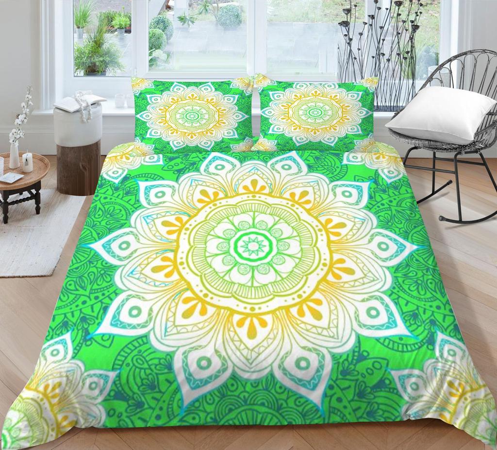 Bohemian Style Duvet Cover 3D Home Bedspreads King Size Bedding Soft Quilt Cover Luxury Bedding Cover Sets