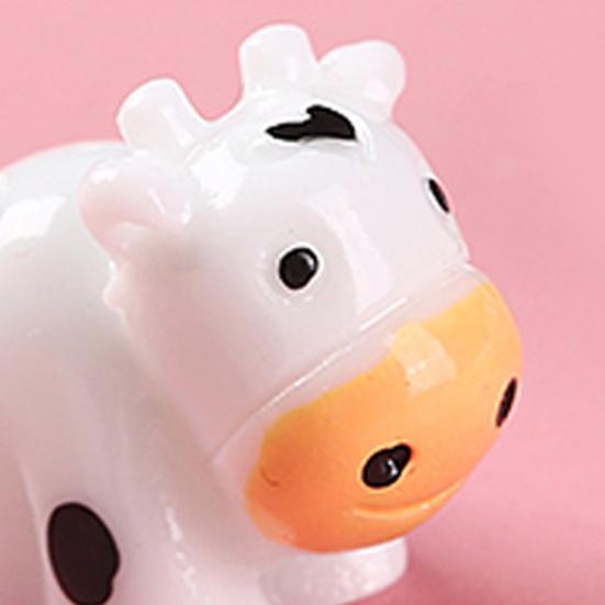 20 шт. миниатюрная фигурка молочной коровы крошечная ферма животное кукольный домик микропейзаж сказочный сад украшение реквизит