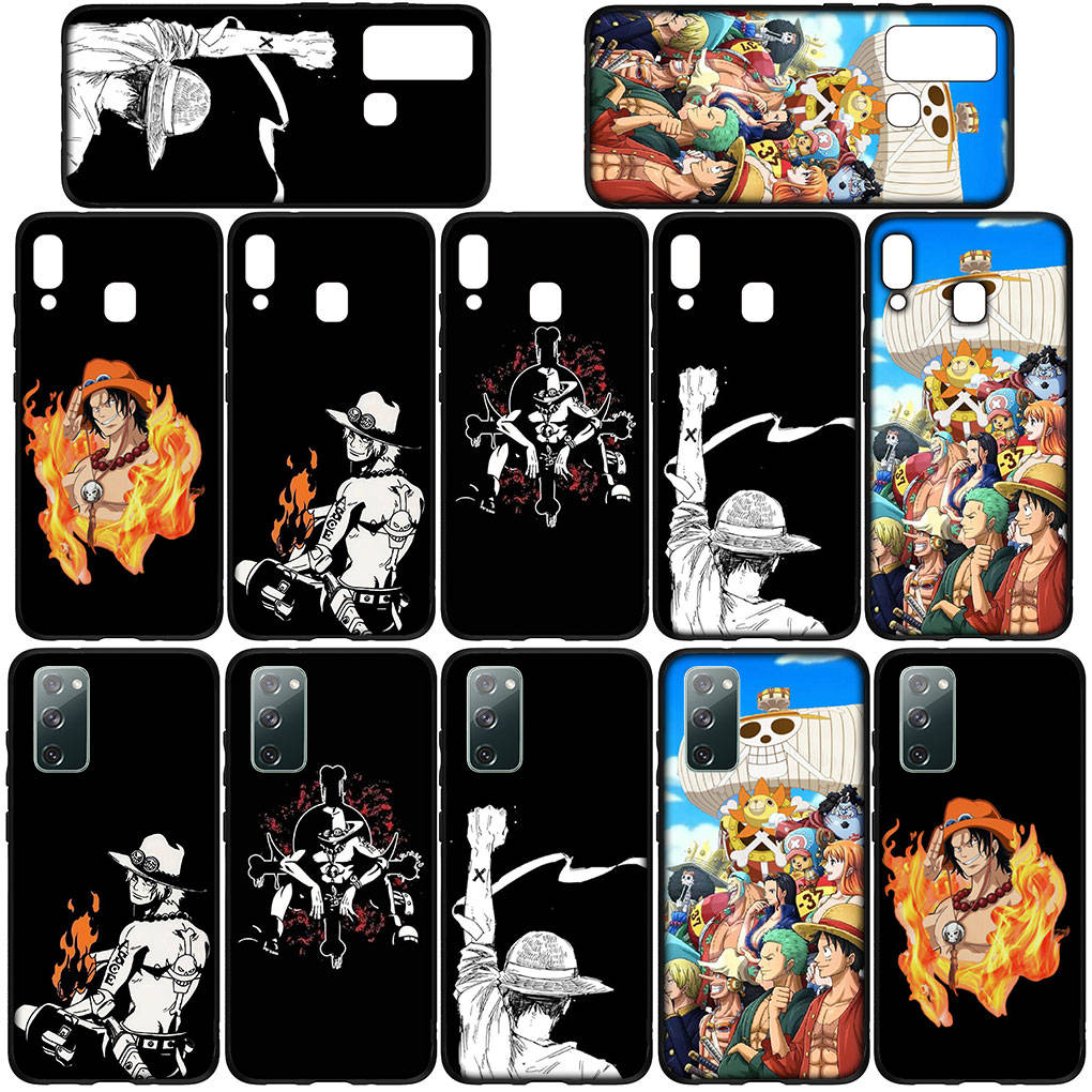 Cover for iPhone 16 15 Xiaomi Redmi Note 14 13 12 11 Pro Max X 8 9 16e Samsung Galaxy S25 S24 S23 Moto E15 OPPO Huawei One Piece Luffy Ace Phone Case
