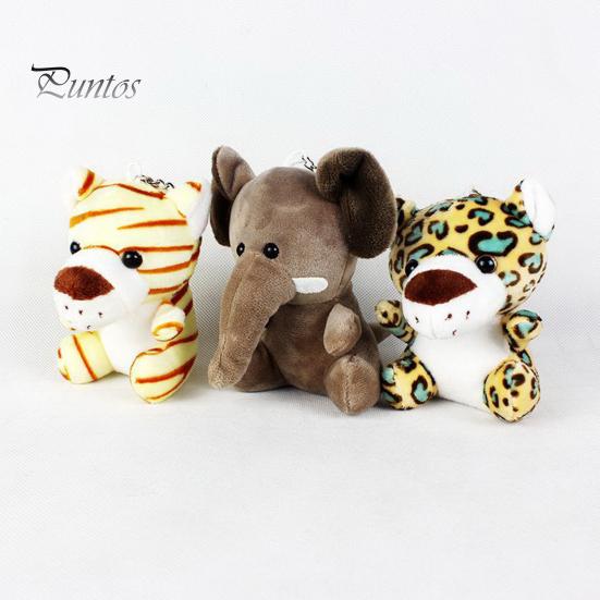 Брелок с животными, джунгли, обезьяна, тигр, лев, жираф, слон, леопард, кукла, плюшевые игрушки, милый мультяшный плюшевый рюкзак, кулон, подарки для девочек