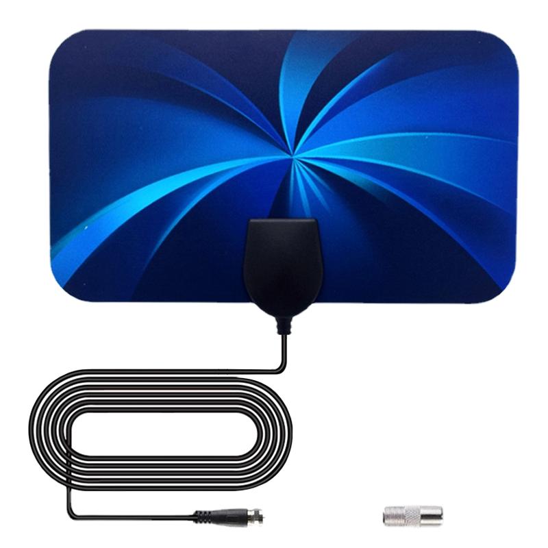 Dvb-t2 Digital Antenna 3600 Miles Indoor 4K Tv Ground Signal Receiving Antenna Hd Vhf Uhf With