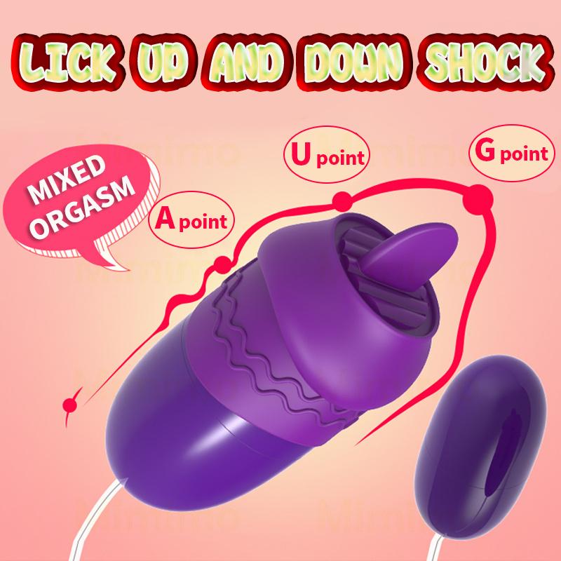 Jump Egg Sex Tongue Vibrator USB Вибрирующие любовные шарики G Point Вагина Famme Стимулятор клитора Игрушки для женщин Мастурбатор клитора