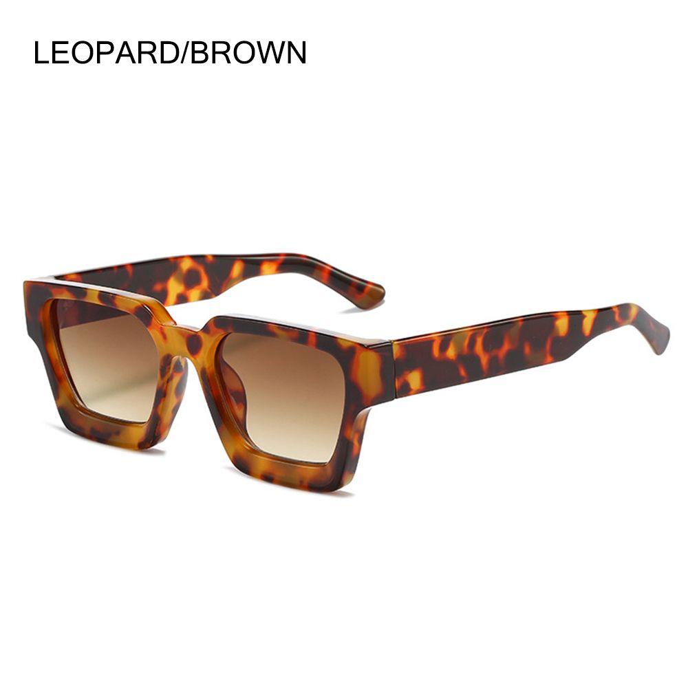 Fashion Square Frame Eyewear Punk Retro Sunglasses Ladies Shades Shades Women Sunglasses