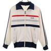 Adidas 70s West German Tag Vintage Track Jacket M White Descente Jersey Men's Used