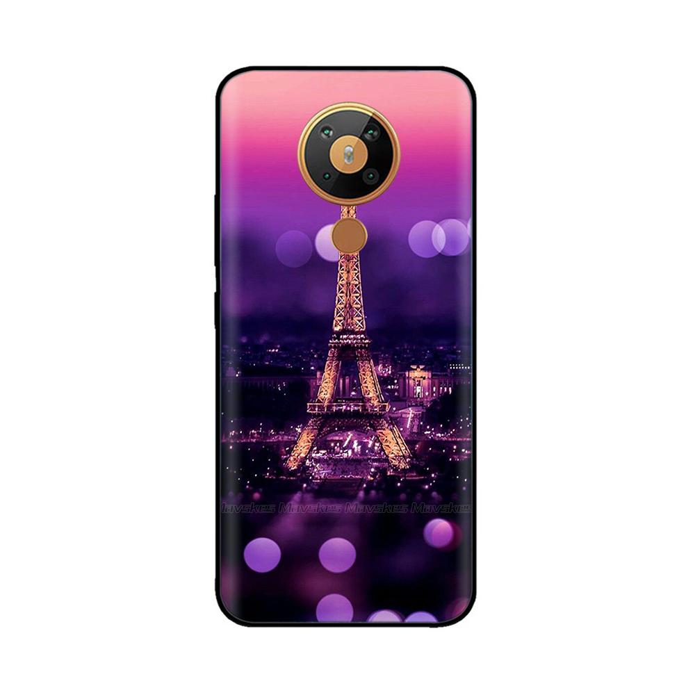 Для Nokia 5.3 Силиконовый Чехол Мягкая ТПУ Задняя Крышка для Nokia 5.3 3.4 Бампер Печатный Силиконовый Чехол для Nokia3.4 Nokia5.3 Телефон цветок