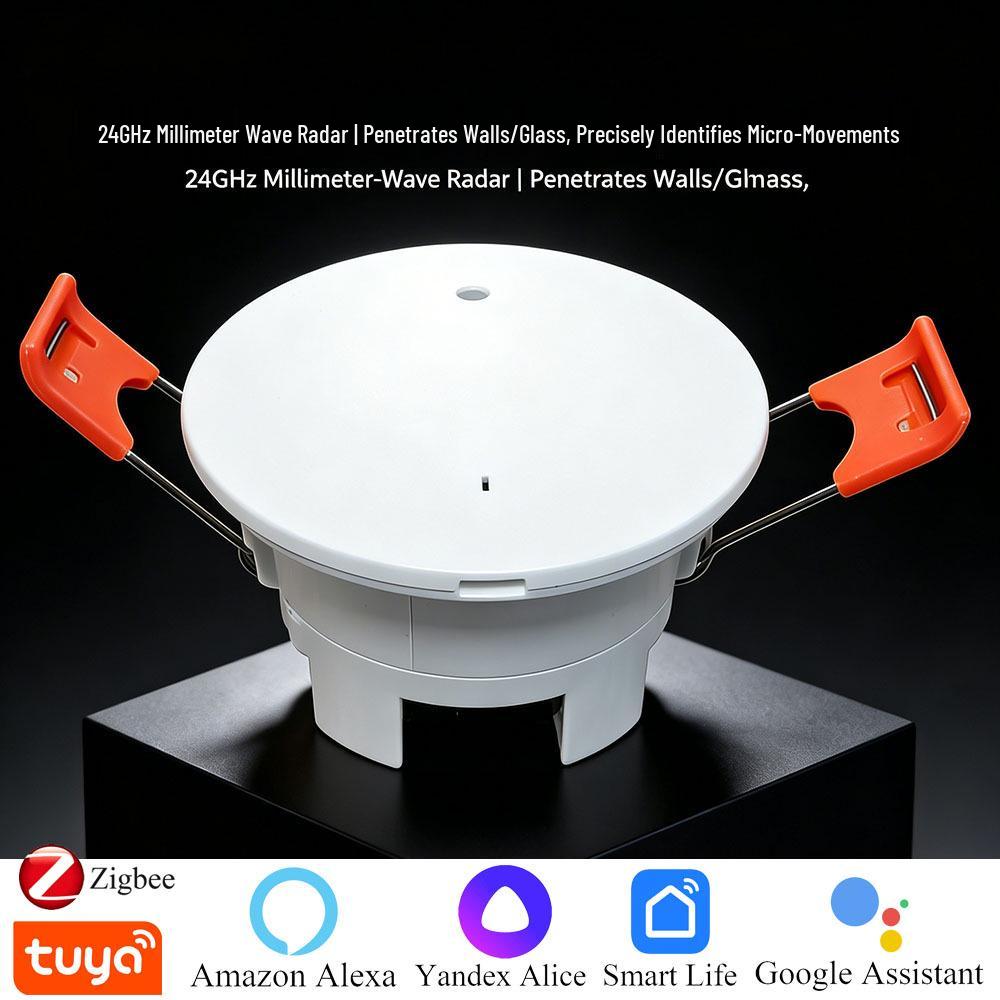 Потолочный радар-сенсор миллиметрового диапазона Zigbee/WiFi для интеграции в умный дом