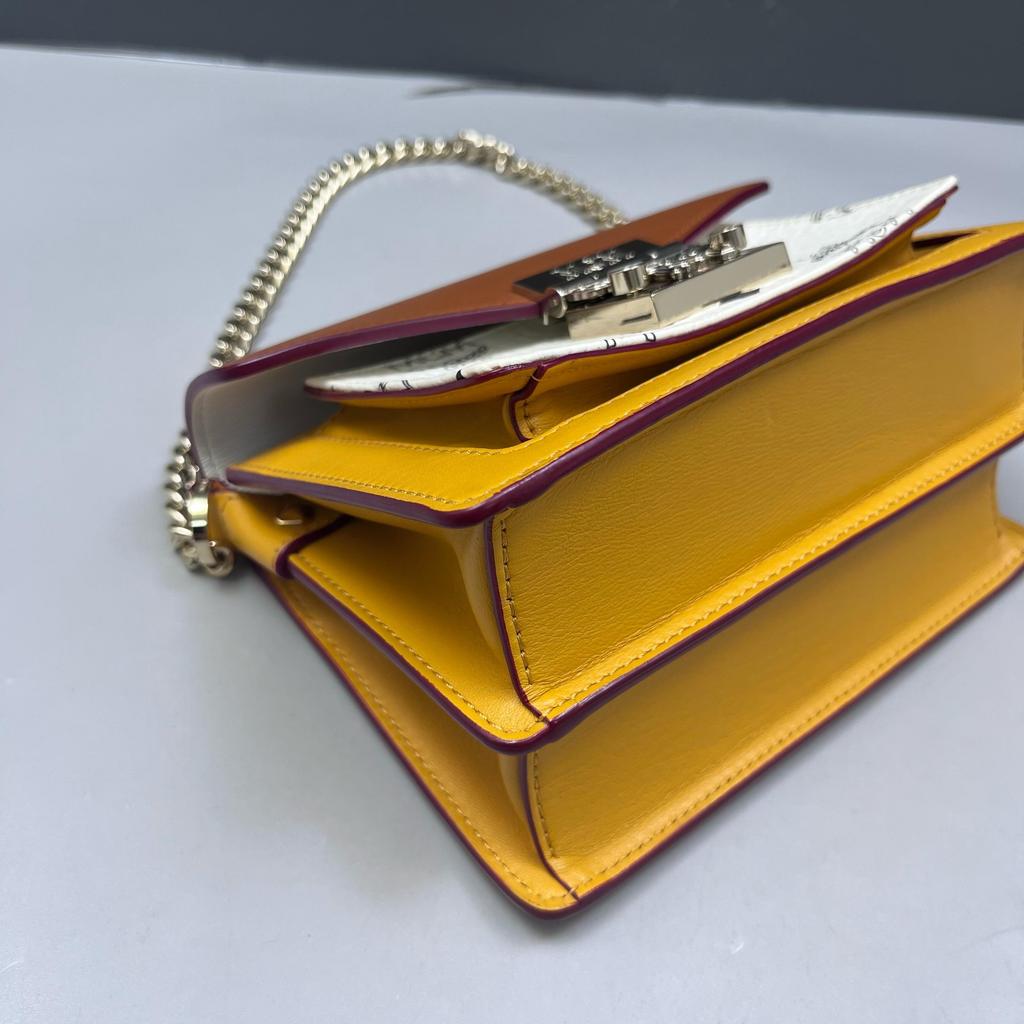 [Pre-Owned] Multicolor Leather Mini Crossbody Bag - Very Good #UWREUZ