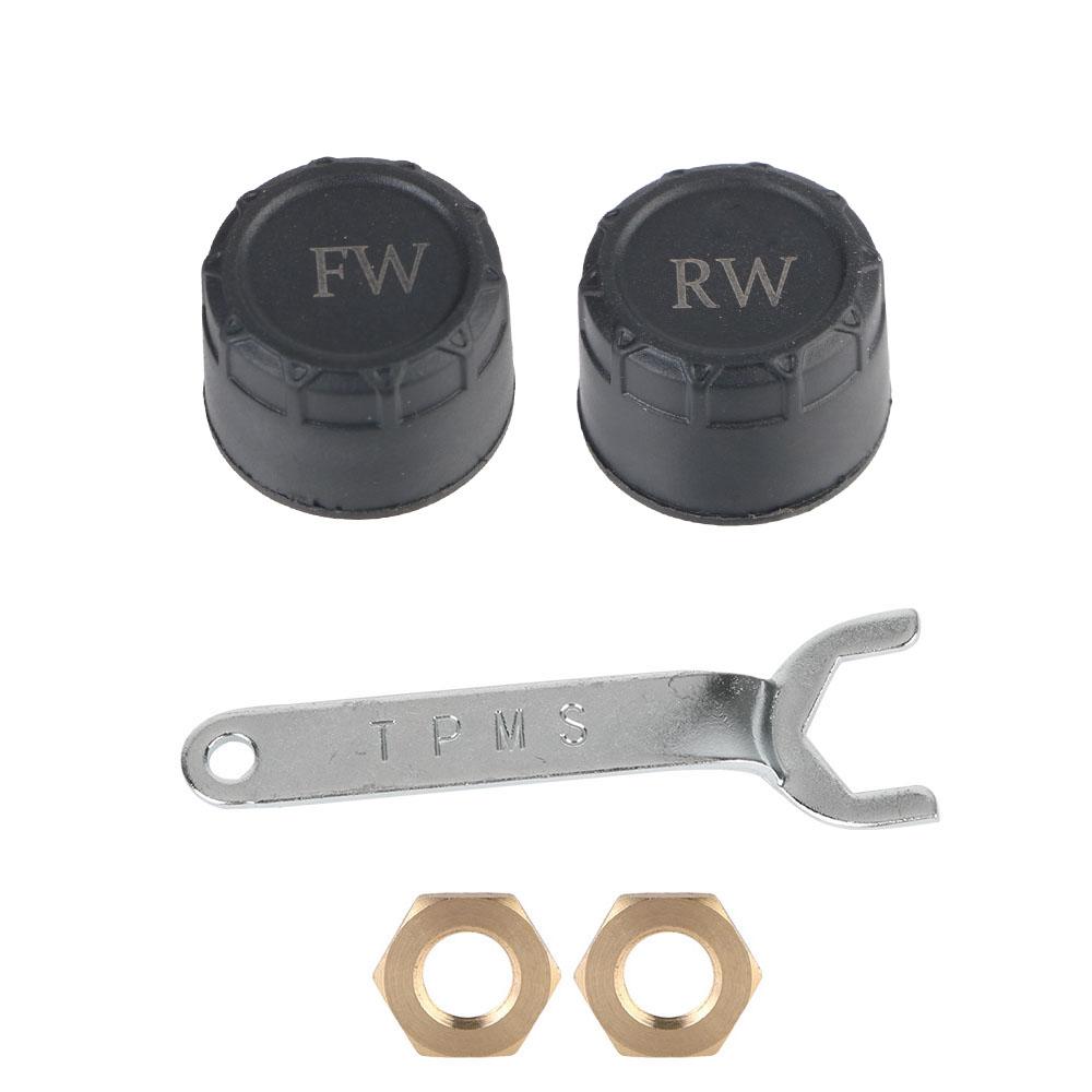 Bluetooth APP Внешняя сигнализация Датчики давления в шинах Автомобильная TPMS Система контроля давления в шинах 2/4 шт Дисплей телефона Автомобиль Мотоцикл