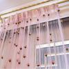 Flower Rose Line Curtain Silk Line Living Room Divider String Curtains Hotel Store Home Decor Romantic Party Wedding Decoration