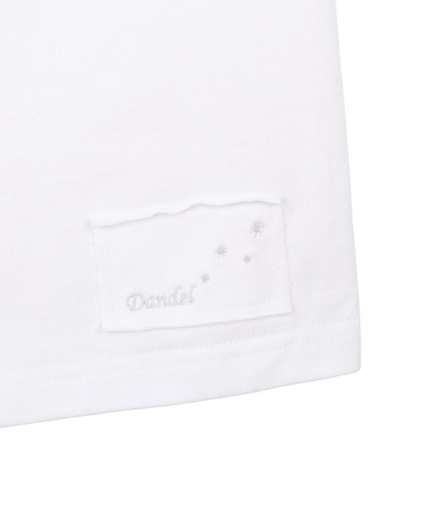 Футболка с символом Dandel Dd Check Inset (белый)