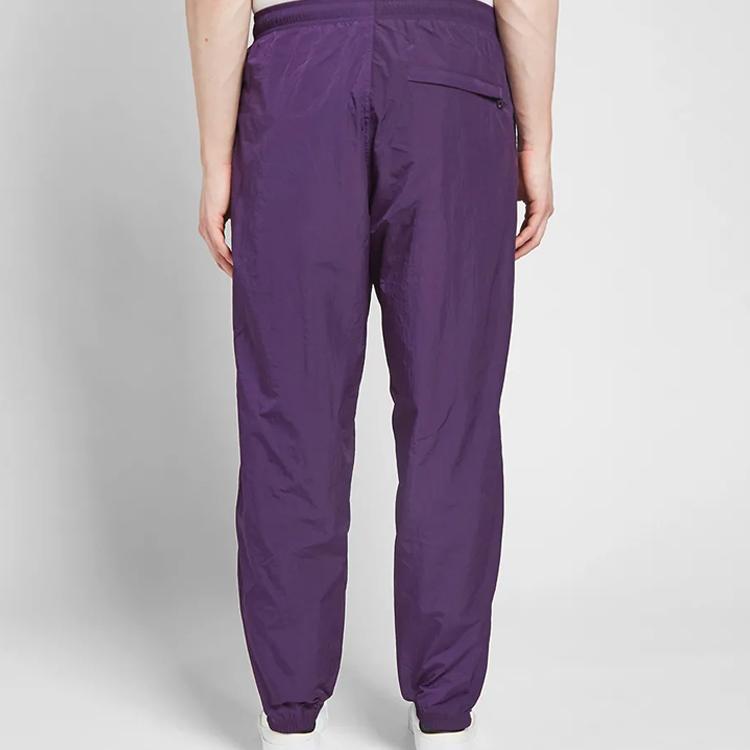 Nike Swoosh Embroidery Vintage Nylon Joggers Men Bottoms Purple CD6544-525